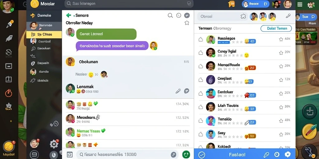 Screenshot menunjukkan karakter utama dalam aksi penuh semangat.