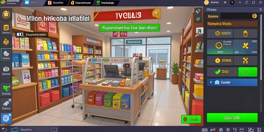 Tampilan awal yang menarik dengan karakter unik.