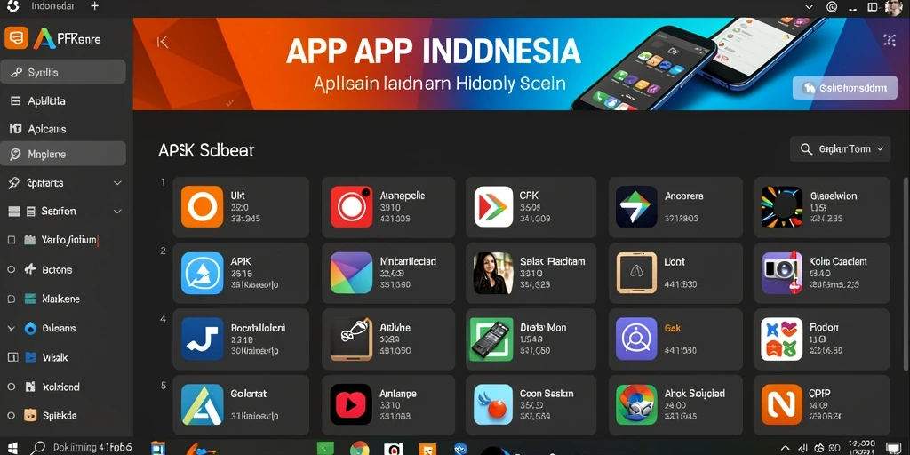 Tampilan utama HP777 yang memukau dan interaktif.