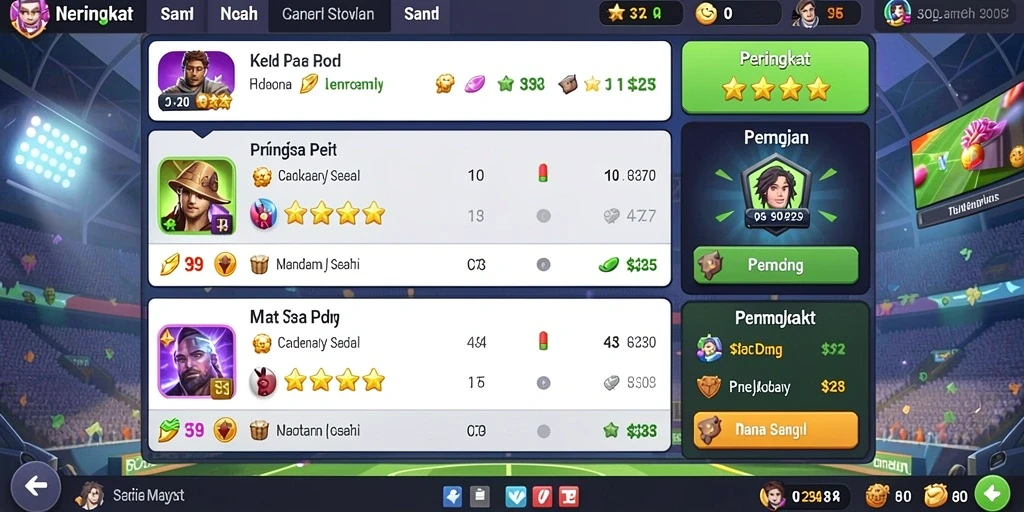 Tampilan epik dari dunia game KO857.