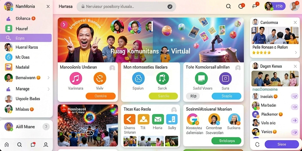 Tampilan antarmuka yang menarik dan modern.