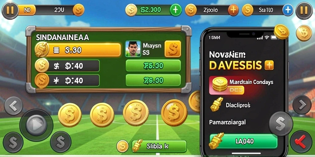 Tampilan awal yang menarik dengan menu navigasi yang sederhana.