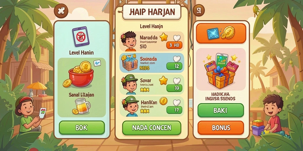 Tampilan antarmuka yang modern dan menarik.