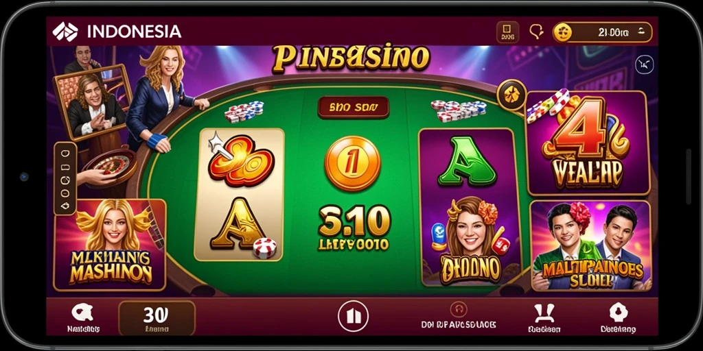 Tampilan mesin slot yang menarik dengan efek suara yang mengagumkan.