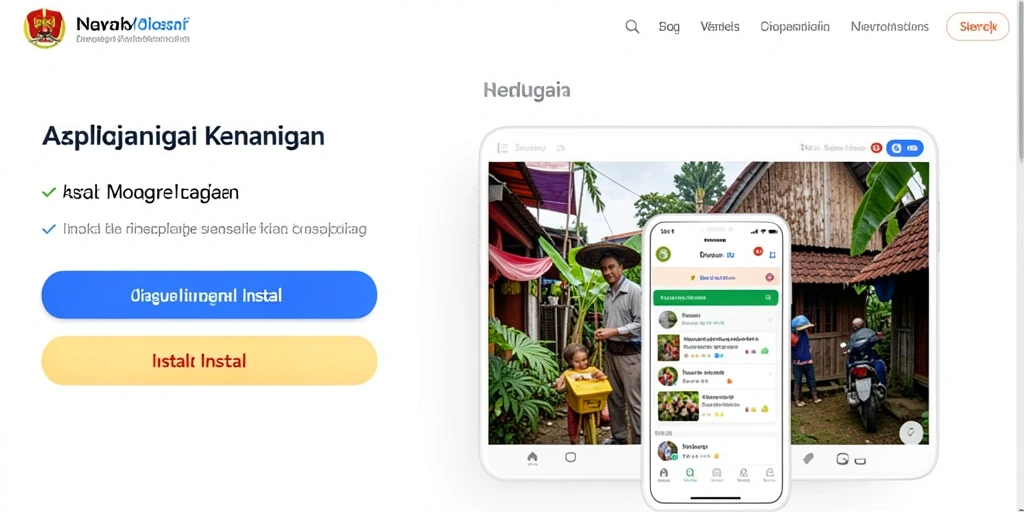 Tampilan interface yang menarik dan user-friendly.