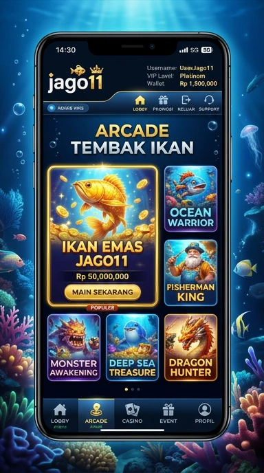 Galeri pratinjau visual jago11 build APK resmi terbaru